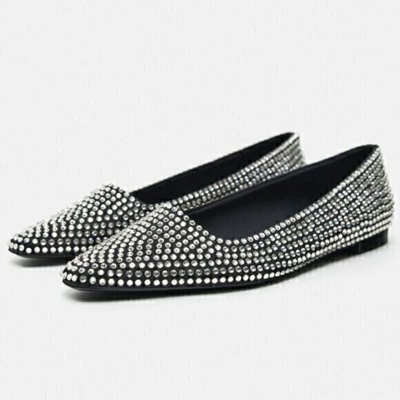 ZARA Pointed Toe Flats NWT - Picture 8 of 14